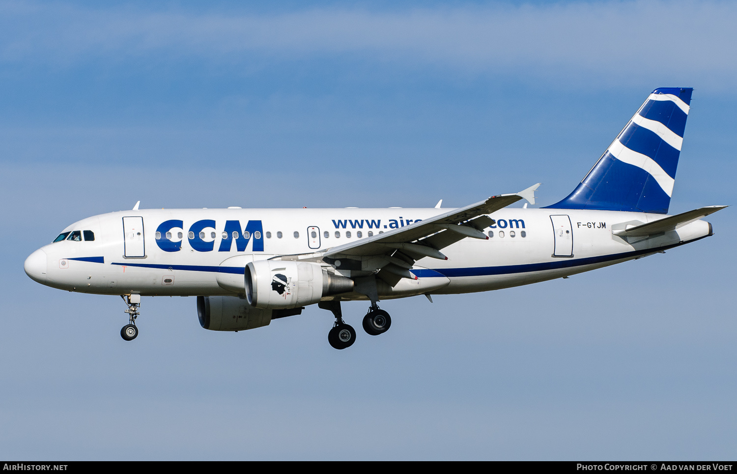 Aircraft Photo of F-GYJM | Airbus A319-112 | CCM Airlines - Compagnie Corse Méditerranée | AirHistory.net #165420