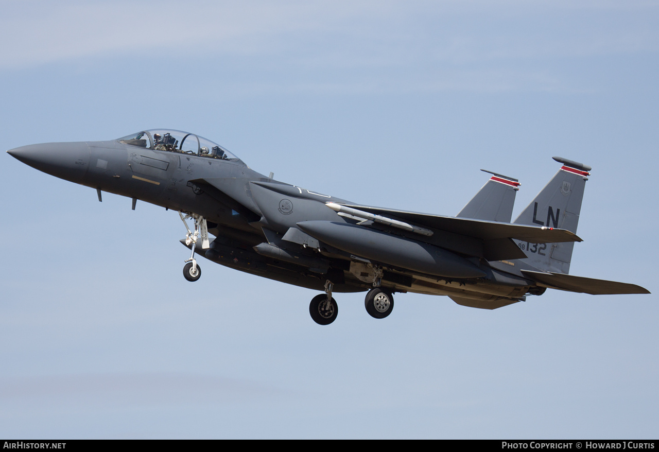 Aircraft Photo of 98-0132 / AF98-132 | Boeing F-15E Strike Eagle | USA - Air Force | AirHistory.net #165422