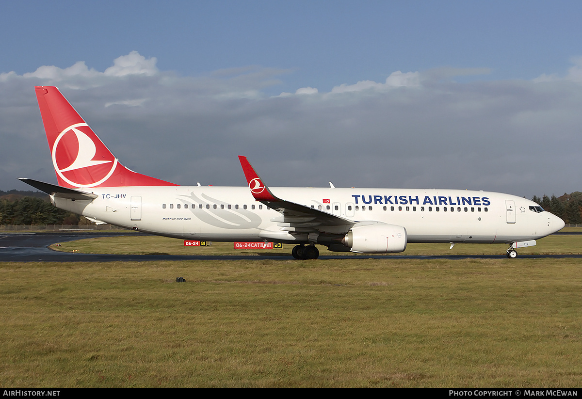 Aircraft Photo of TC-JHV | Boeing 737-8F2 | Turkish Airlines | AirHistory.net #165425