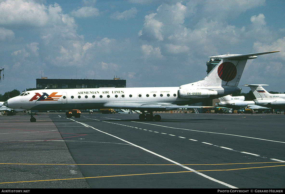 Aircraft Photo of EK-65650 | Tupolev Tu-134A-3 | Armenian Airlines | AirHistory.net #165428