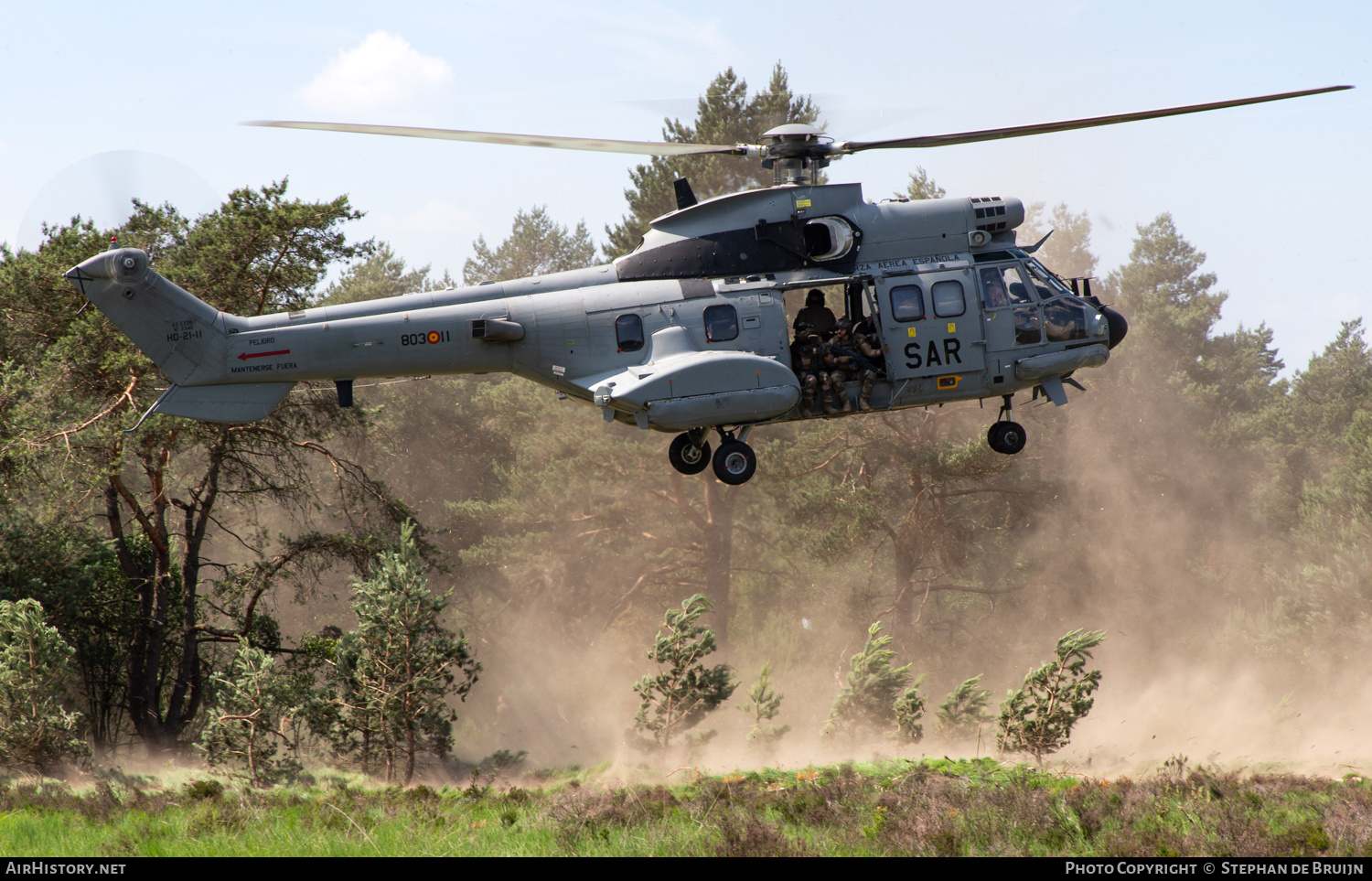 Aircraft Photo of HD.21-11 | Aerospatiale AS-332B1 Super Puma | Spain - Air Force | AirHistory.net #165490