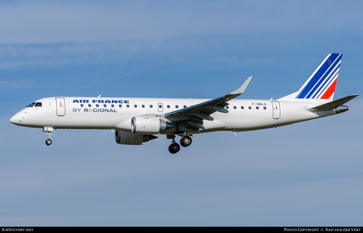 Aircraft Photo of F-HBLG | Embraer 190STD (ERJ-190-100STD) | Air France | AirHistory.net #165496