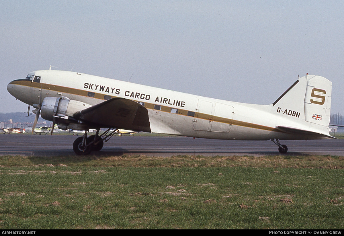 Aircraft Photo of G-AOBN | Douglas C-53D Skytrooper | Skyways Cargo Airline | AirHistory.net #165542