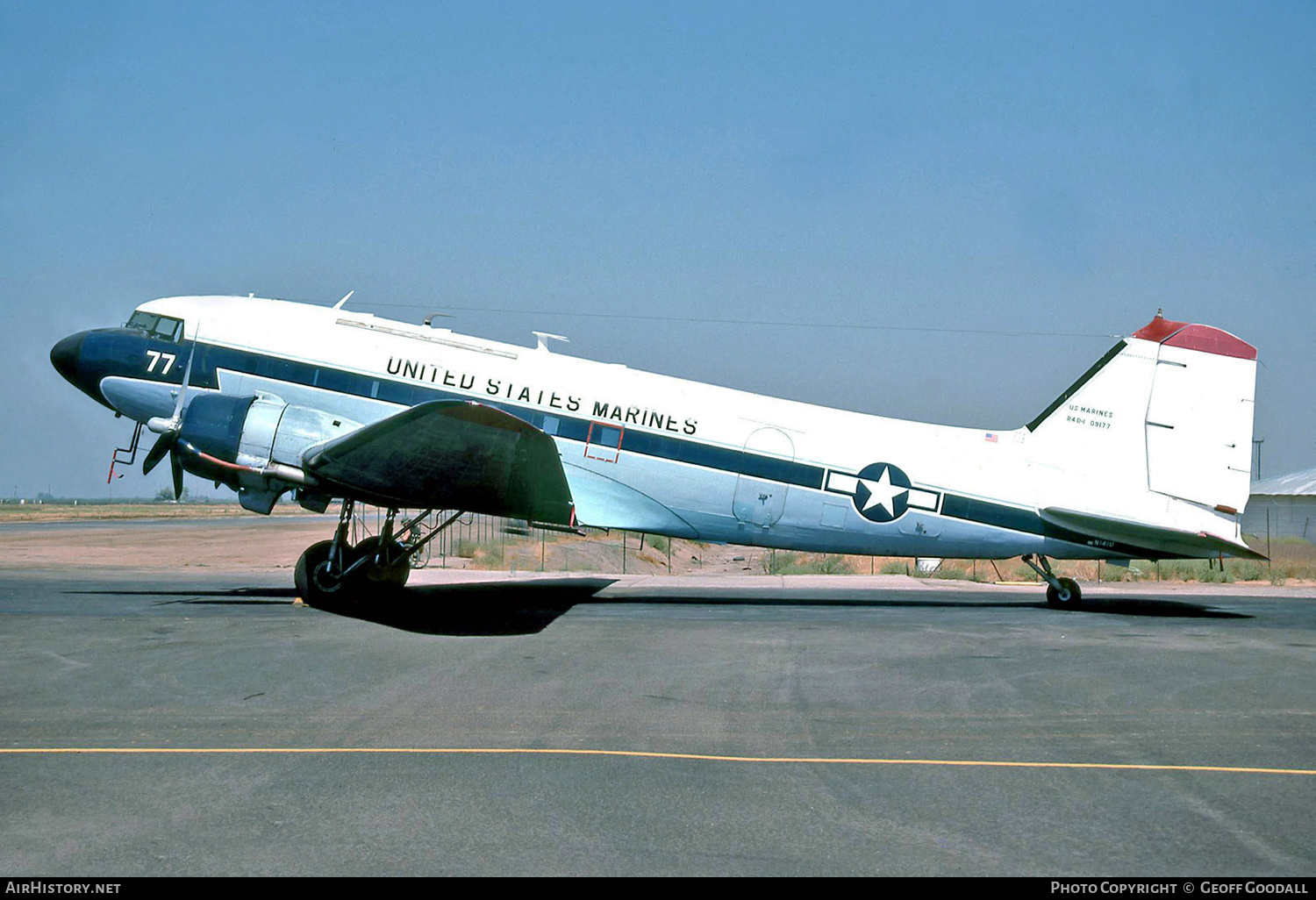 Aircraft Photo of N141U / 09177 | Douglas DC-3(C) | USA - Marines | AirHistory.net #165612