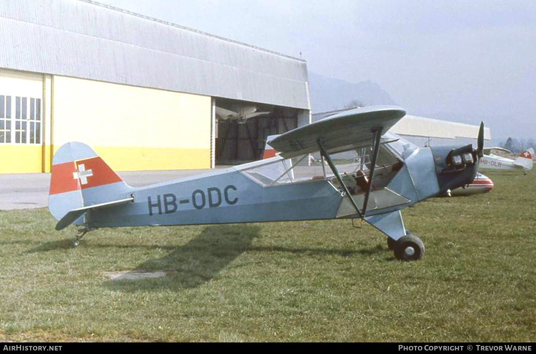 Aircraft Photo of HB-ODC | Piper L-4J Grasshopper (J-3C-65D) | AirHistory.net #165621