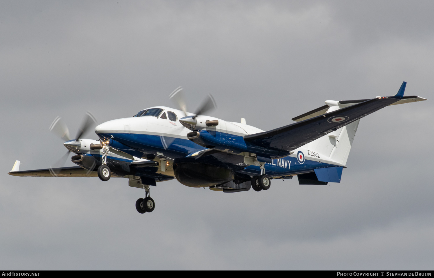 Aircraft Photo of ZZ502 | Hawker Beechcraft 350CER Avenger T1 (300C) | UK - Navy | AirHistory.net #165628