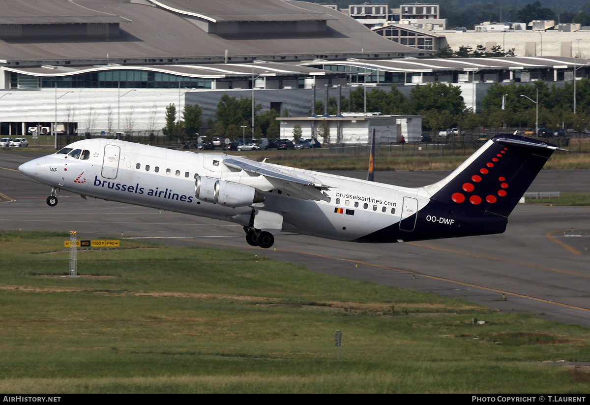 Aircraft Photo of OO-DWF | British Aerospace Avro 146-RJ100 | Brussels Airlines | AirHistory.net #165633