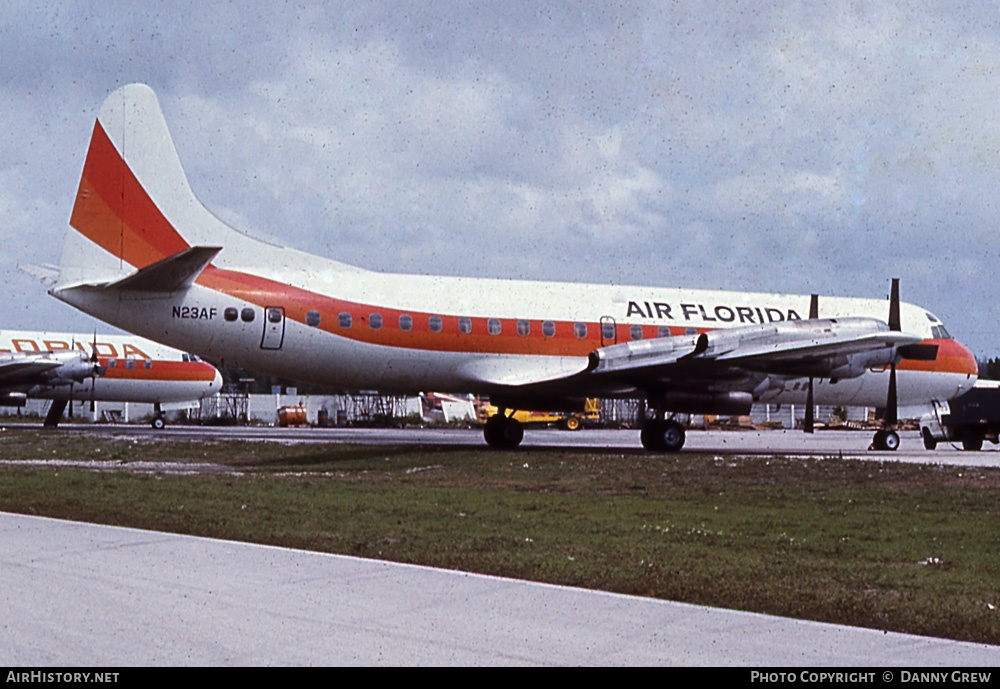 Aircraft Photo of N23AF | Lockheed L-188C Electra | Air Florida | AirHistory.net #165636