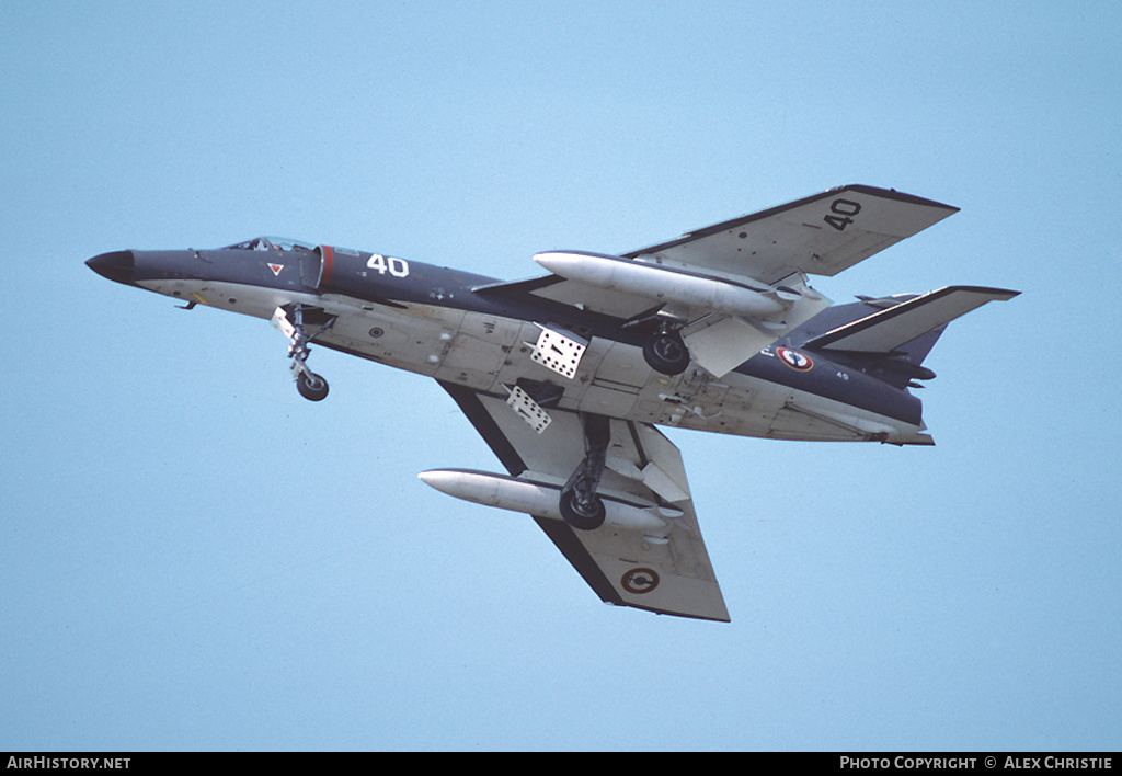 Aircraft Photo of 40 | Dassault Super Etendard | France - Navy | AirHistory.net #165642