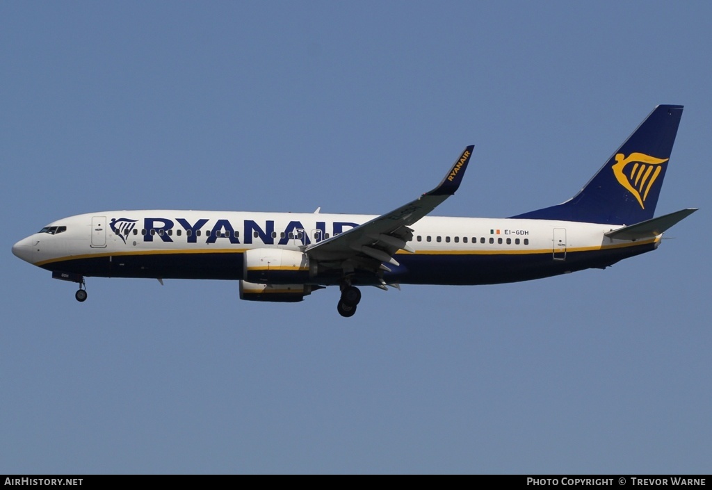 Aircraft Photo of EI-GDH | Boeing 737-800 | Ryanair | AirHistory.net #165652