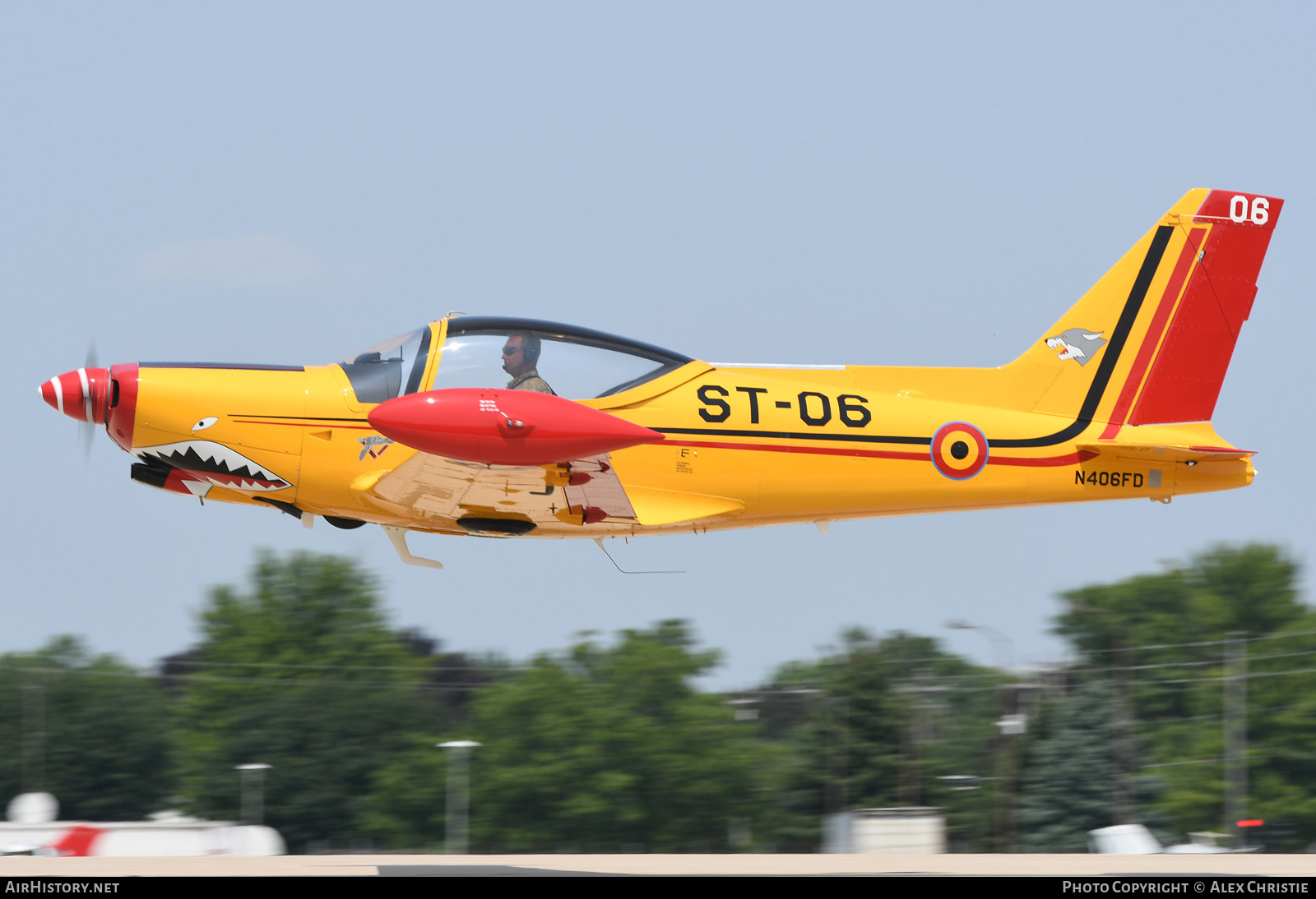 Aircraft Photo of N406FD / ST-06 | SIAI-Marchetti SF-260D | Belgium - Air Force | AirHistory.net #165655