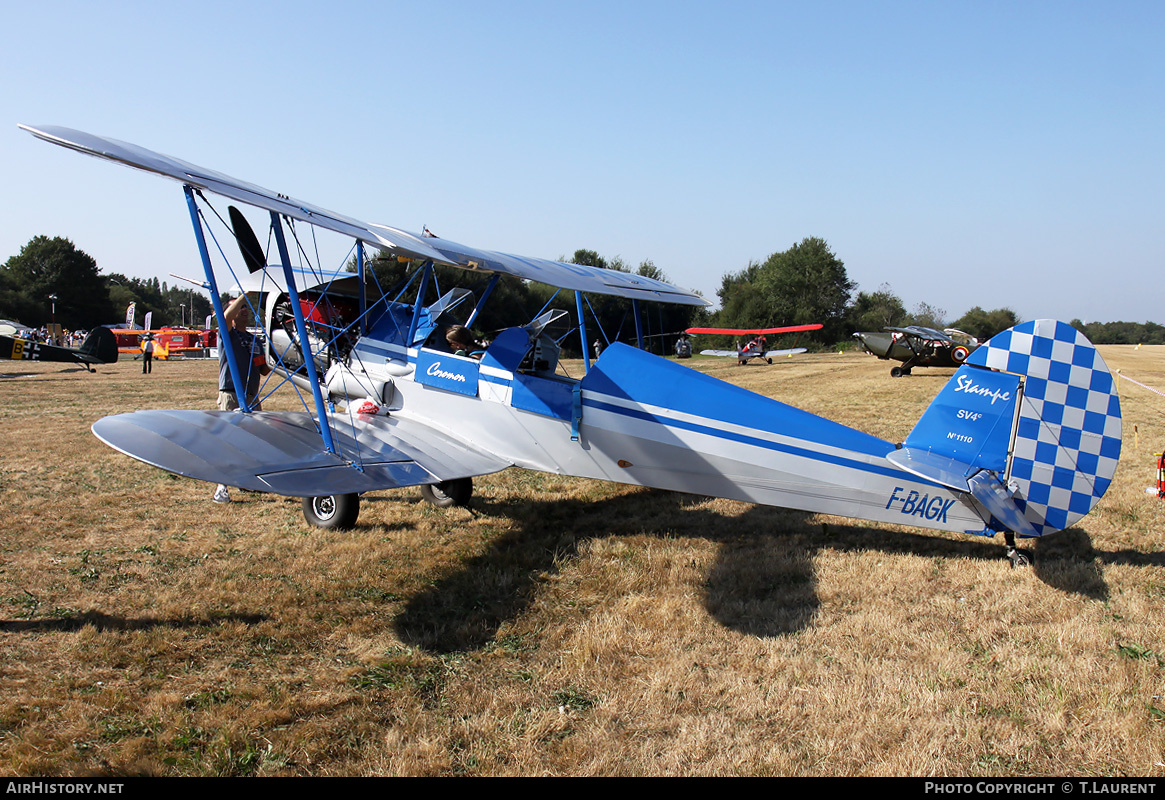 Aircraft Photo of F-BAGK | Stampe-Vertongen SV-4C | AirHistory.net #165661