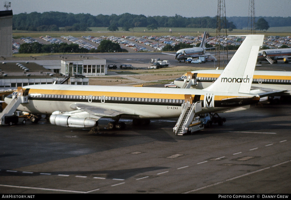 Aircraft Photo of G-AZNX | Boeing 720-051B | Monarch Airlines | AirHistory.net #165672