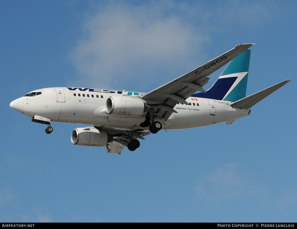 Aircraft Photo of C-GWCQ | Boeing 737-6CT | WestJet | AirHistory.net #165674