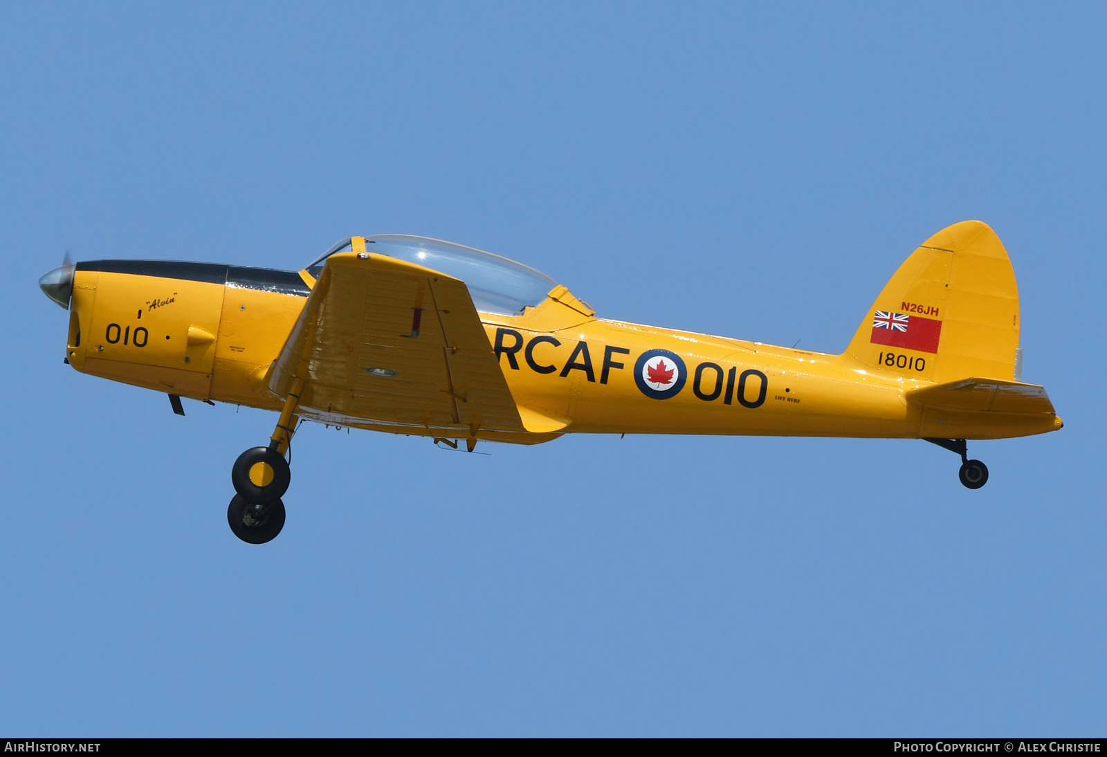Aircraft Photo of N26JH / 18010 | De Havilland DHC-1 Chipmunk Mk22 | Canada - Air Force | AirHistory.net #165678