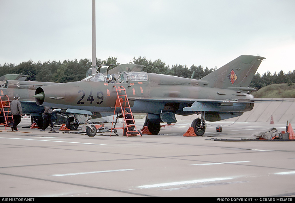 Aircraft Photo of 249 | Mikoyan-Gurevich MiG-21UM | East Germany - Air Force | AirHistory.net #165683