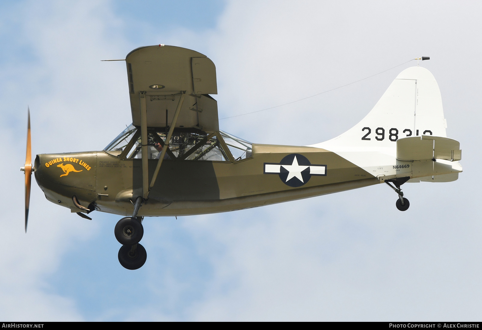Aircraft Photo of N64669 / 298319 | Stinson L-5 Sentinel | USA - Air Force | AirHistory.net #165684