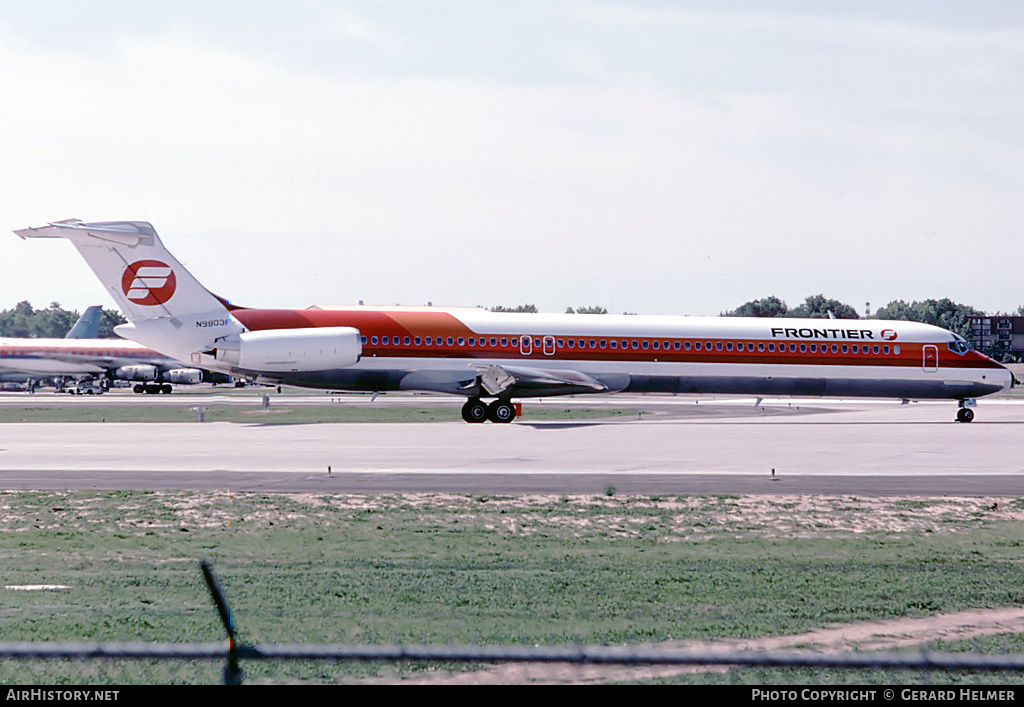 Aircraft Photo of N9803F | McDonnell Douglas MD-82 (DC-9-82) | Frontier Airlines | AirHistory.net #165688