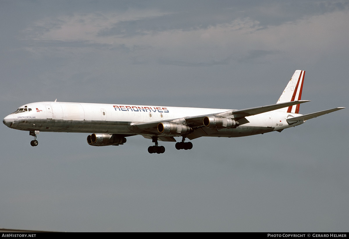 Aircraft Photo of OB-1222 | McDonnell Douglas DC-8-61(F) | Aeronaves del Peru | AirHistory.net #165689