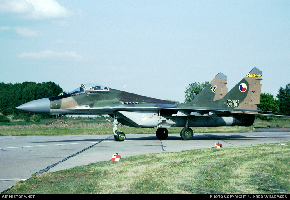 Aircraft Photo of 5616 | Mikoyan-Gurevich MiG-29A (9-12A) | Czechoslovakia - Air Force | AirHistory.net #165693