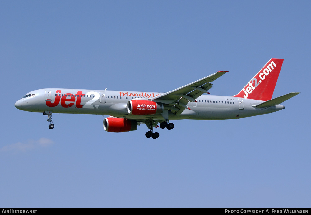 Aircraft Photo of G-LSAG | Boeing 757-21B | Jet2 | AirHistory.net #165694