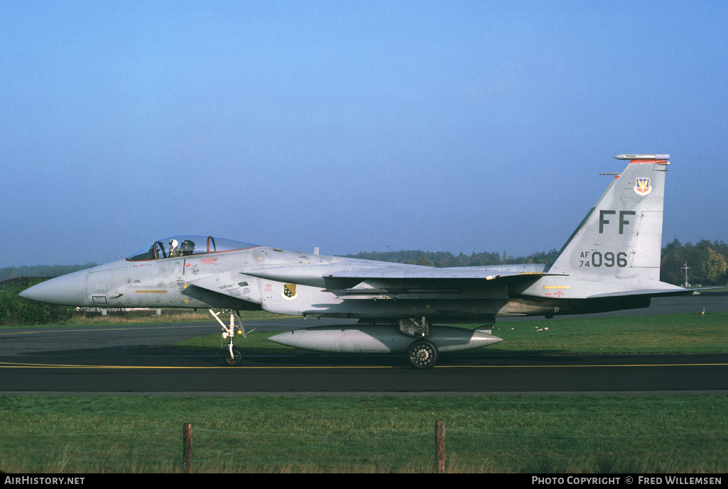 Aircraft Photo of 74-0096 / AF74-096 | McDonnell Douglas F-15A Eagle | USA - Air Force | AirHistory.net #165696