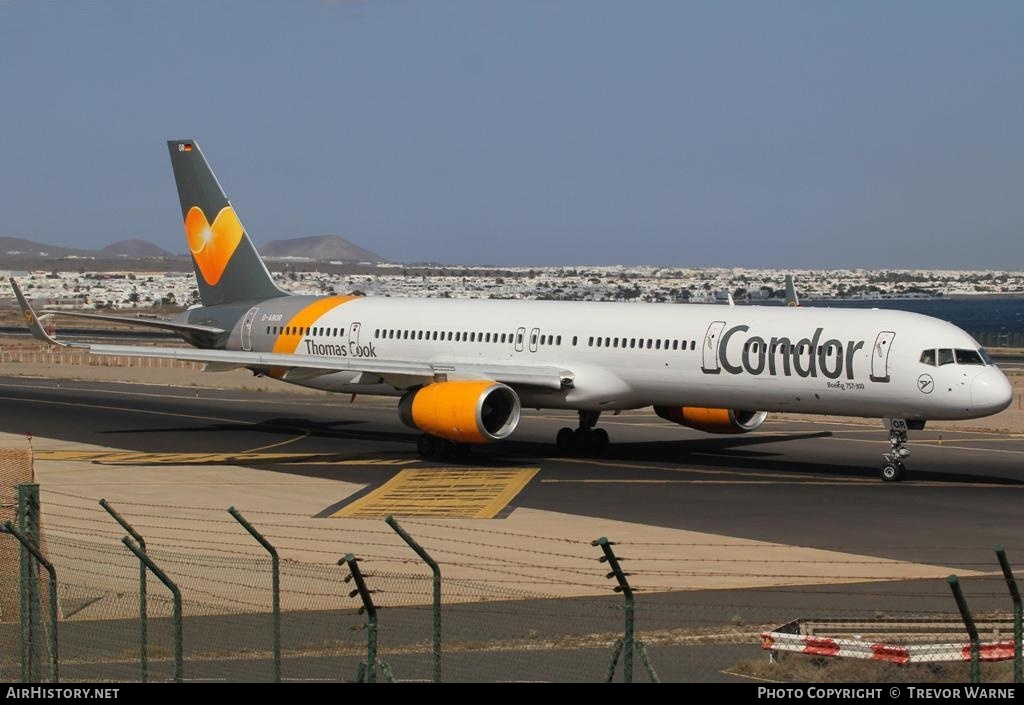 Aircraft Photo of D-ABOR | Boeing 757-3CQ | Condor Flugdienst | AirHistory.net #165700