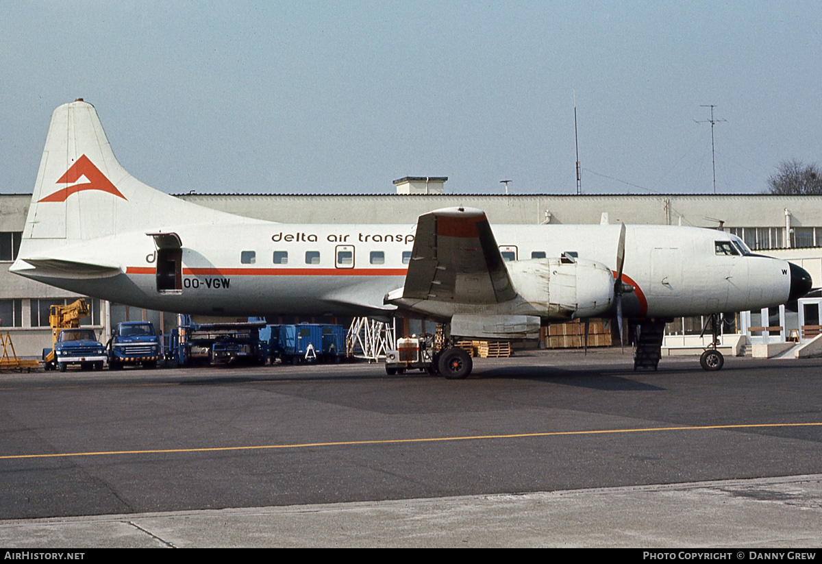Aircraft Photo of OO-VGW | Convair 440-0 Metropolitan | Delta Air Transport - DAT | AirHistory.net #165702