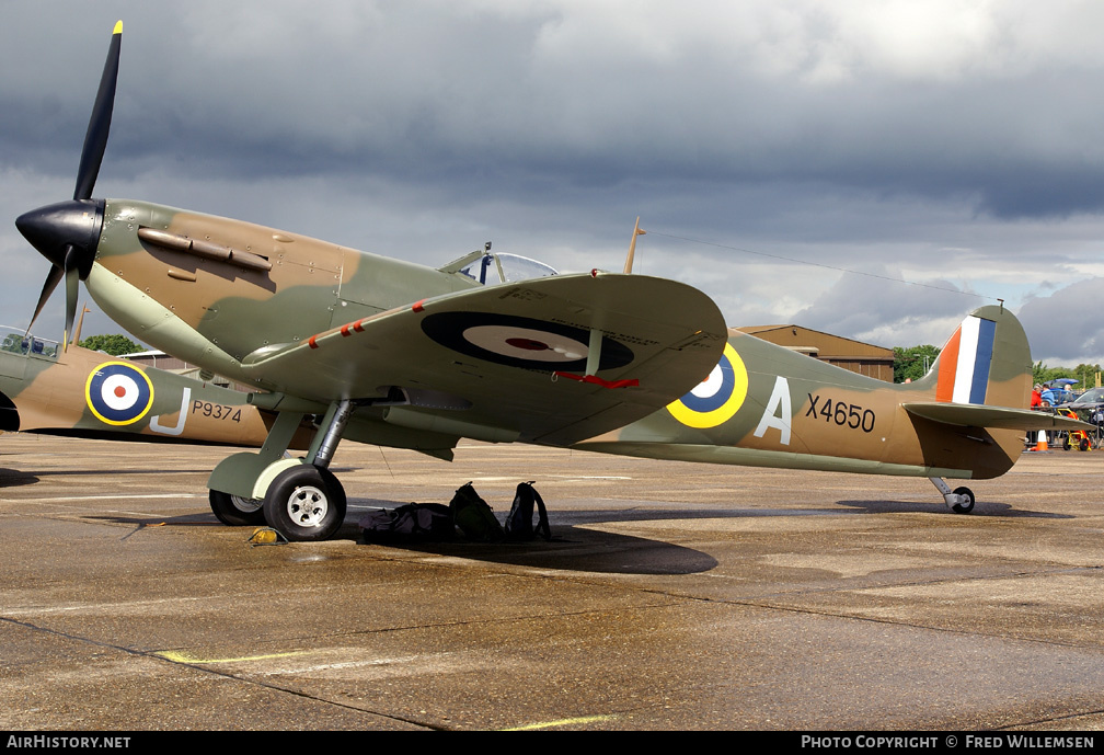 Aircraft Photo of G-CGUK / X4650 | Supermarine 300 Spitfire Mk1 | UK - Air Force | AirHistory.net #165711