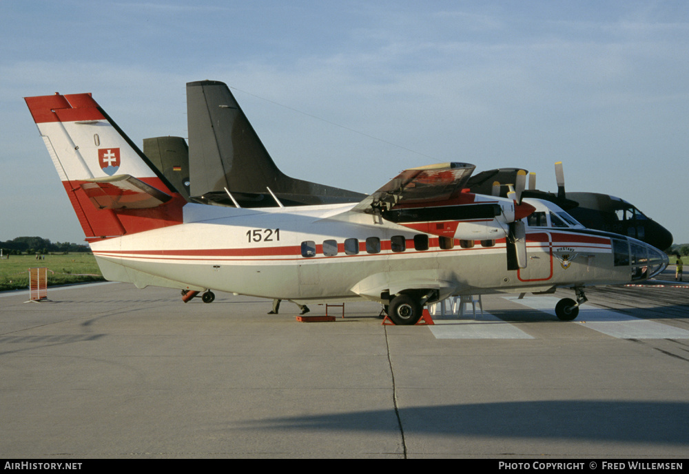 Aircraft Photo of 1521 | Let L-410FG Turbolet | Slovakia - Air Force | AirHistory.net #165721