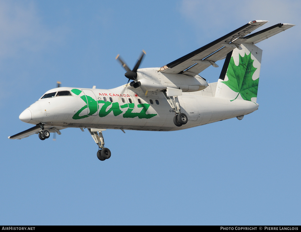 Aircraft Photo of C-GONN | De Havilland Canada DHC-8-102 Dash 8 | Air Canada Jazz | AirHistory.net #165727