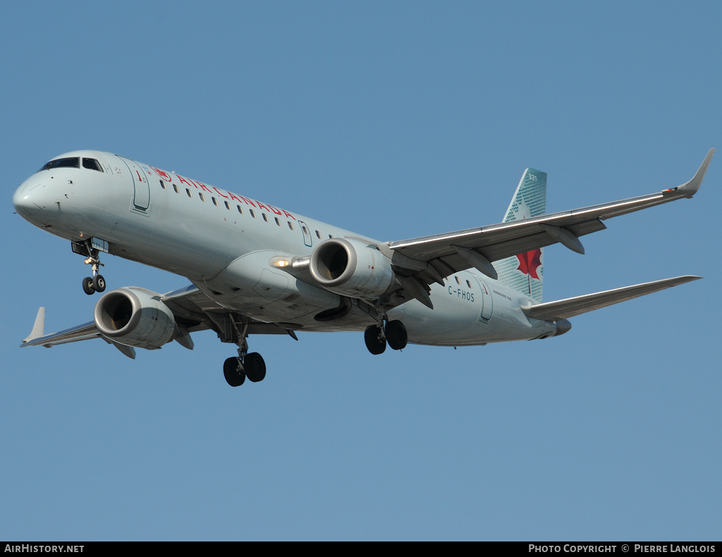 Aircraft Photo of C-FHOS | Embraer 190AR (ERJ-190-100IGW) | Air Canada | AirHistory.net #165729