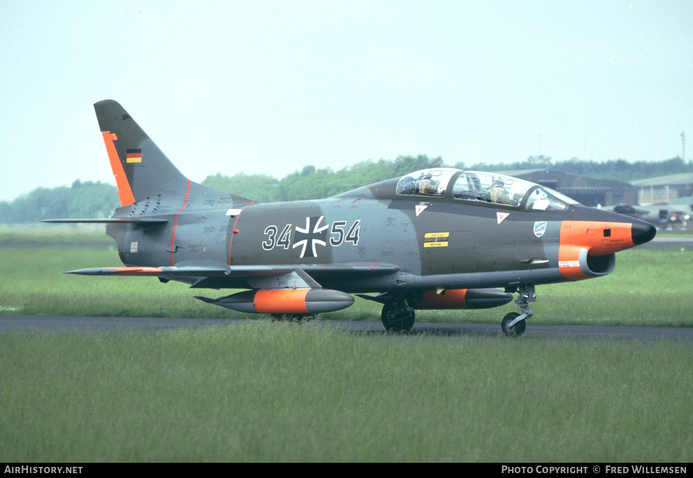 Aircraft Photo of 3454 | Fiat G-91T/3 | Germany - Air Force | AirHistory.net #165732