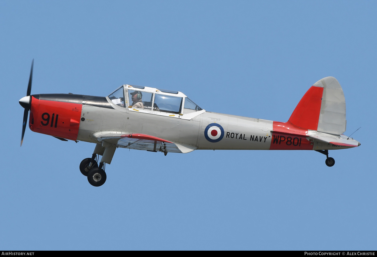 Aircraft Photo of N9571C / WP801 | De Havilland DHC-1 Chipmunk T10 | UK - Navy | AirHistory.net #165744