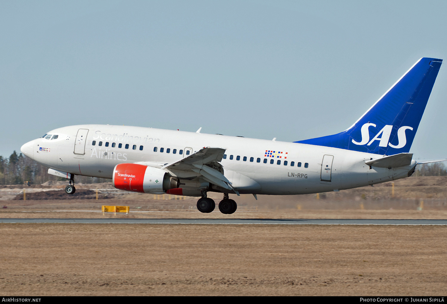 Aircraft Photo of LN-RPG | Boeing 737-683 | Scandinavian Airlines - SAS | AirHistory.net #165746