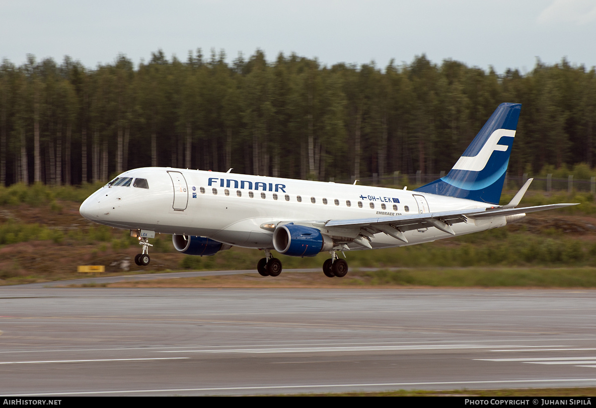 Aircraft Photo of OH-LEK | Embraer 170STD (ERJ-170-100STD) | Finnair | AirHistory.net #165752