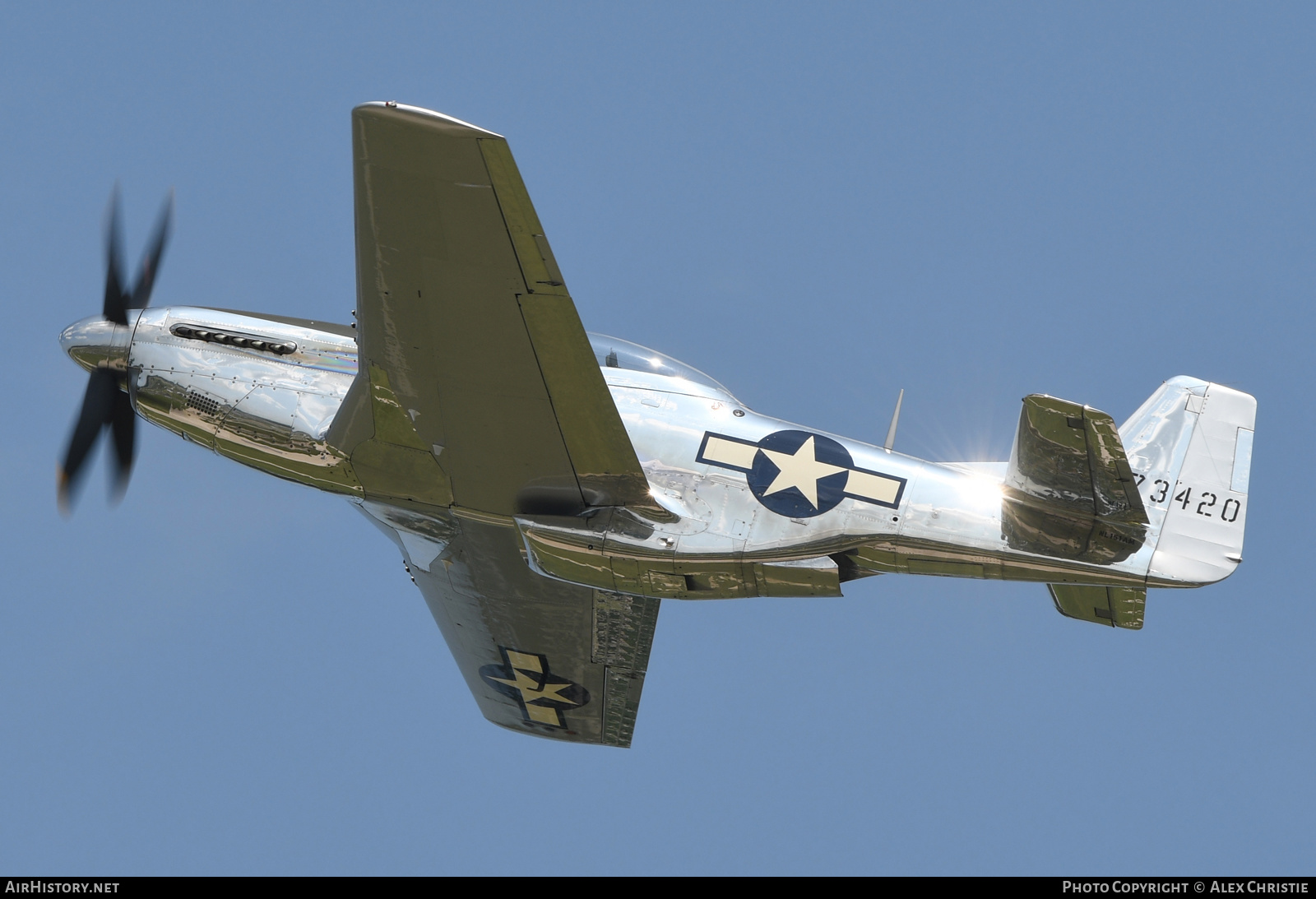 Aircraft Photo of N151AM / NL151AM / 473420 | North American P-51D Mustang | USA - Air Force | AirHistory.net #165774