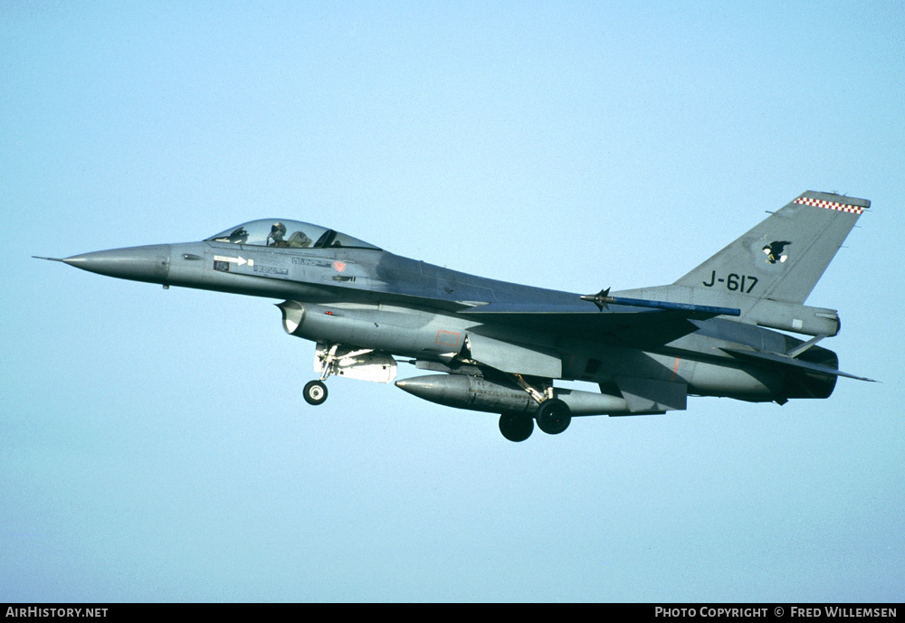 Aircraft Photo of J-617 | General Dynamics F-16A Fighting Falcon | Netherlands - Air Force | AirHistory.net #165780