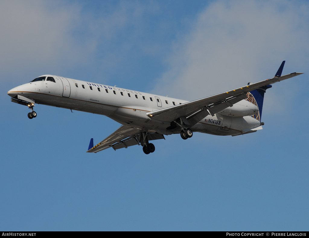 Aircraft Photo of N14188 | Embraer ERJ-145XR (EMB-145XR) | United Express | AirHistory.net #165803