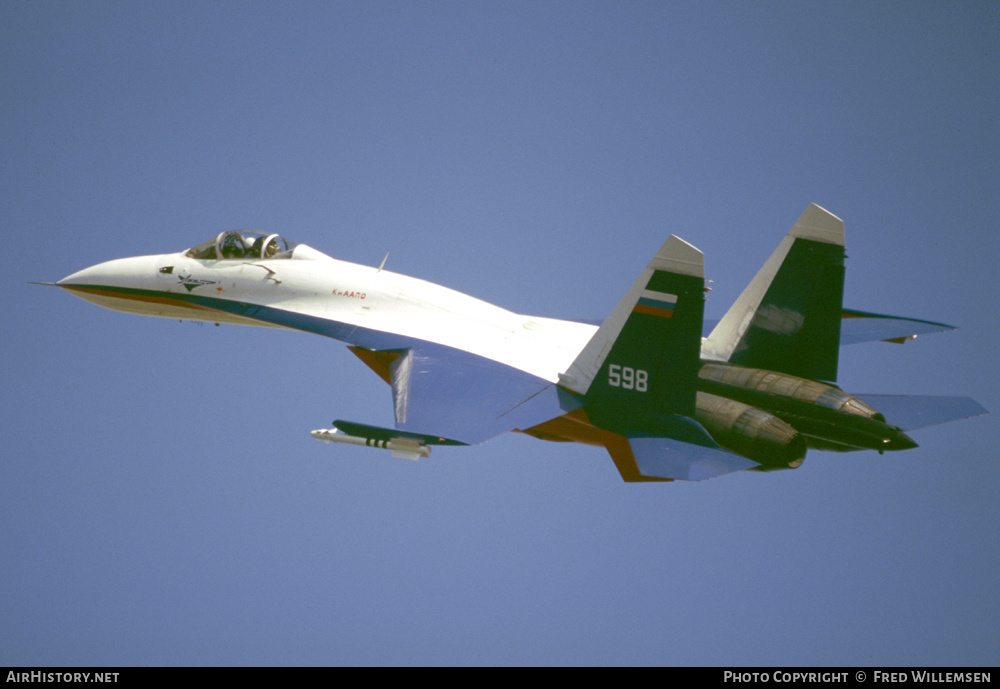 Aircraft Photo of 598 white | Sukhoi Su-27PD | Russia - Air Force | AirHistory.net #165814