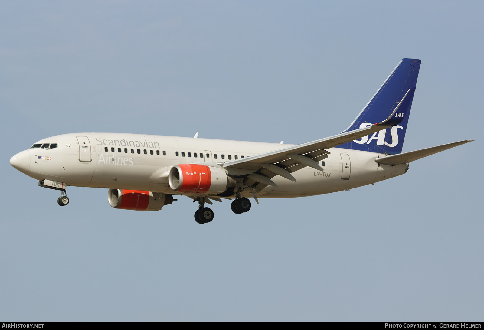 Aircraft Photo of LN-TUK | Boeing 737-705 | Scandinavian Airlines - SAS | AirHistory.net #165824