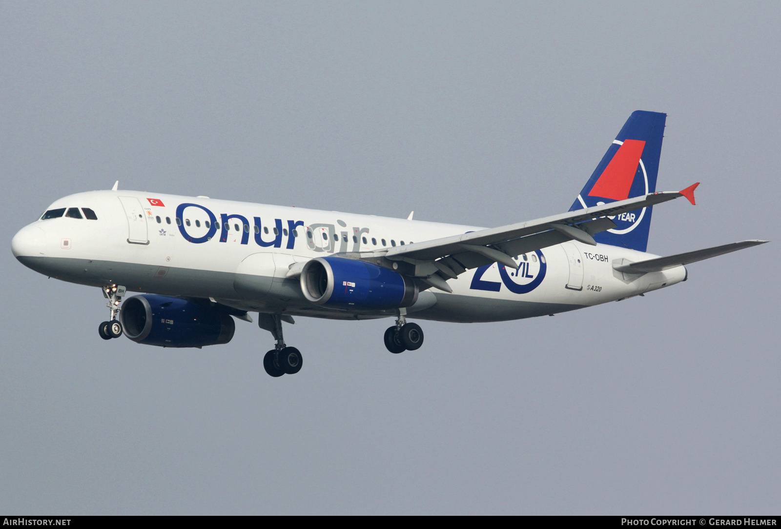 Aircraft Photo of TC-OBH | Airbus A320-233 | Onur Air | AirHistory.net #165828
