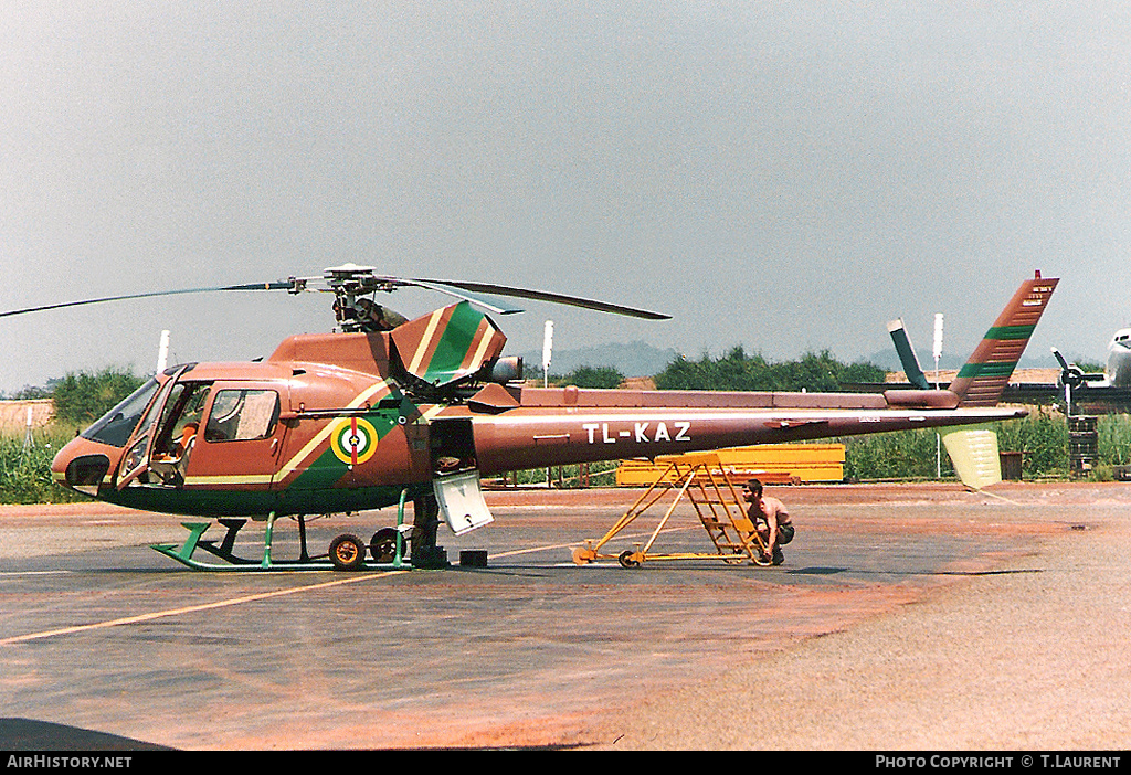 Aircraft Photo of TL-KAZ | Aerospatiale AS-350B Ecureuil | Central African Republic - Air Force | AirHistory.net #165832