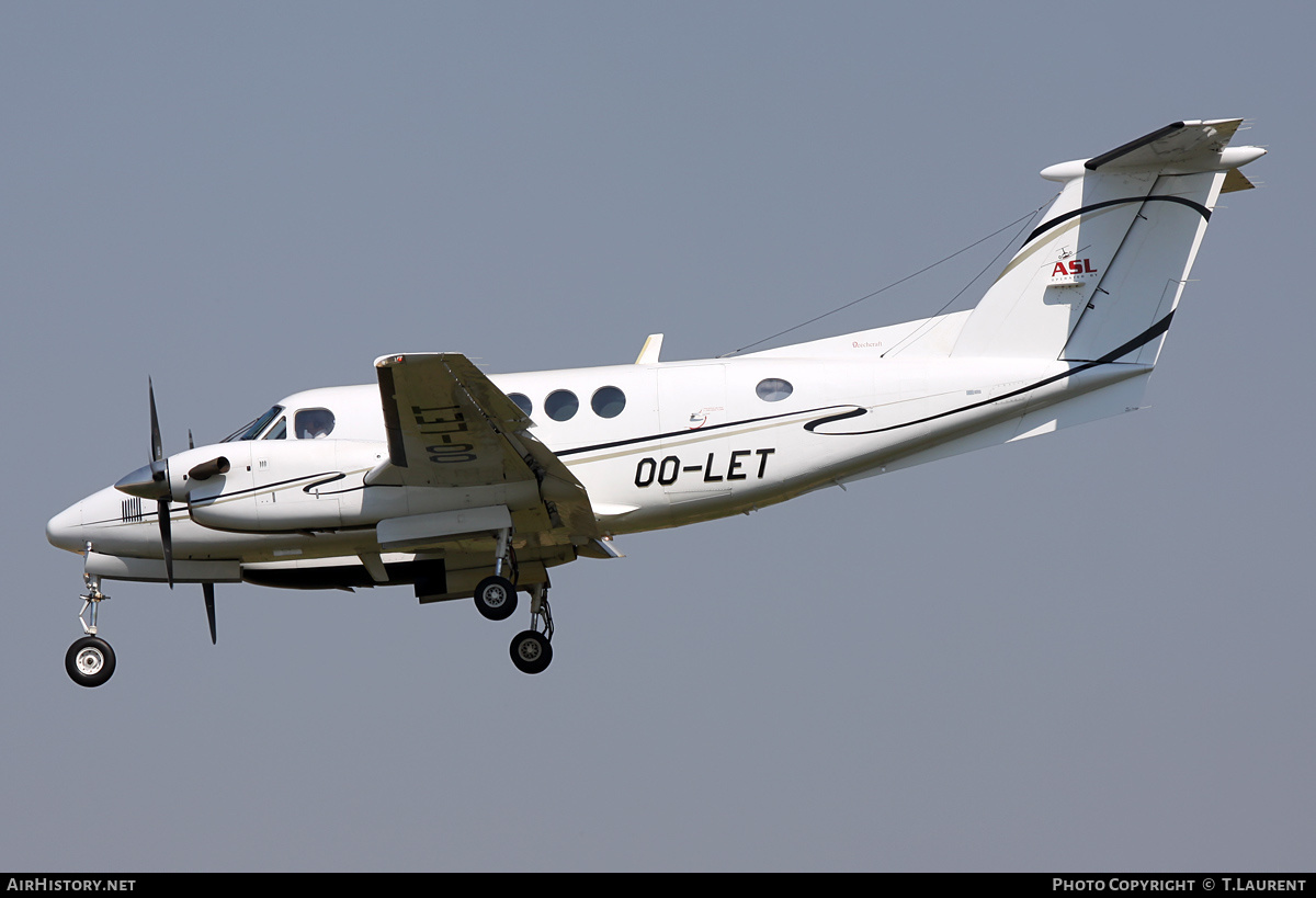 Aircraft Photo of OO-LET | Beech B200 Super King Air | ASL - Air Service Liège | AirHistory.net #165833