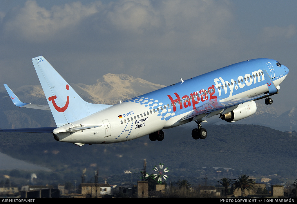 Aircraft Photo of D-AHFC | Boeing 737-8K5 | Hapagfly | AirHistory.net #165843