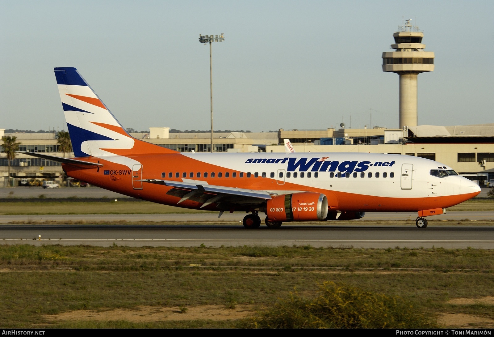 Aircraft Photo of OK-SWV | Boeing 737-522 | Smartwings | AirHistory.net #165846