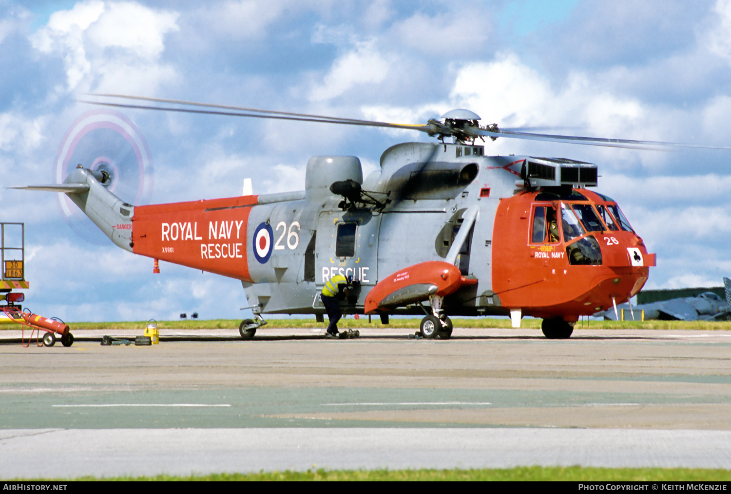 Aircraft Photo of XV661 | Westland WS-61 Sea King HU5 | UK - Navy | AirHistory.net #165853