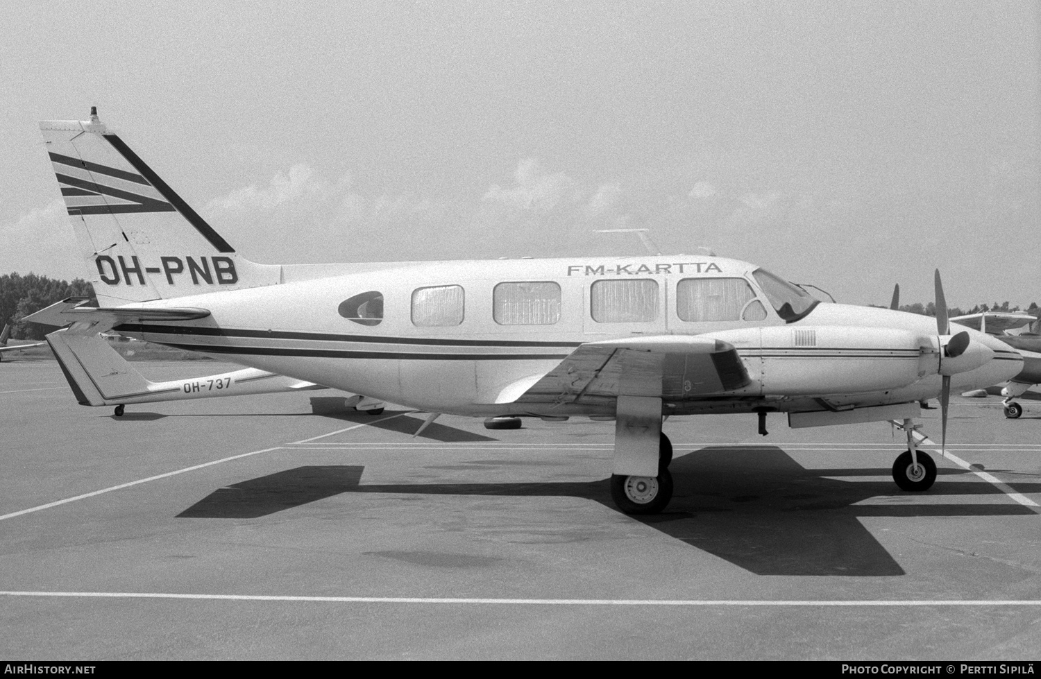 Aircraft Photo of OH-PNB | Piper PA-31-310 Navajo | FM-Kartta | AirHistory.net #165922