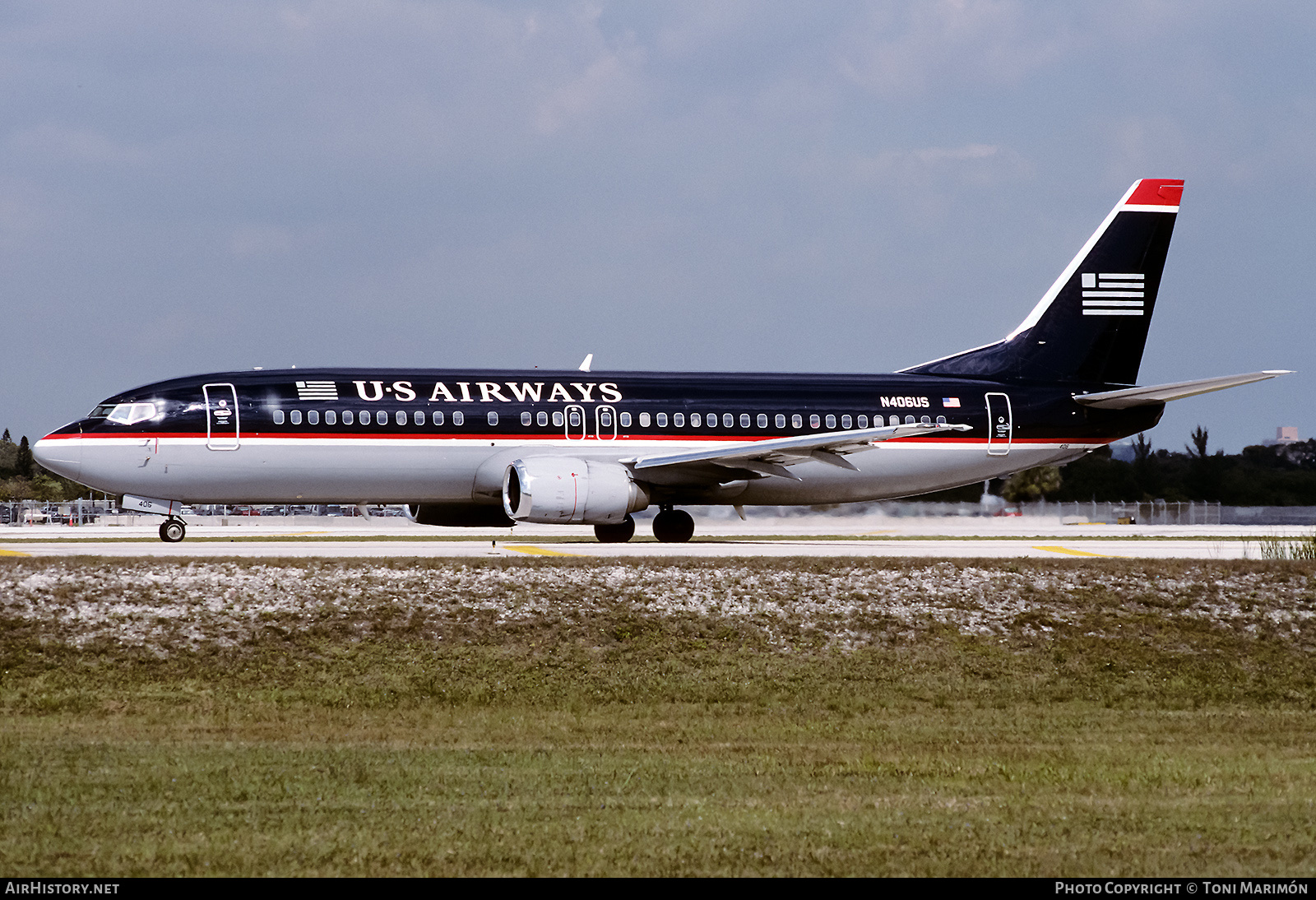 Aircraft Photo of N406US | Boeing 737-401 | US Airways | AirHistory.net #165925