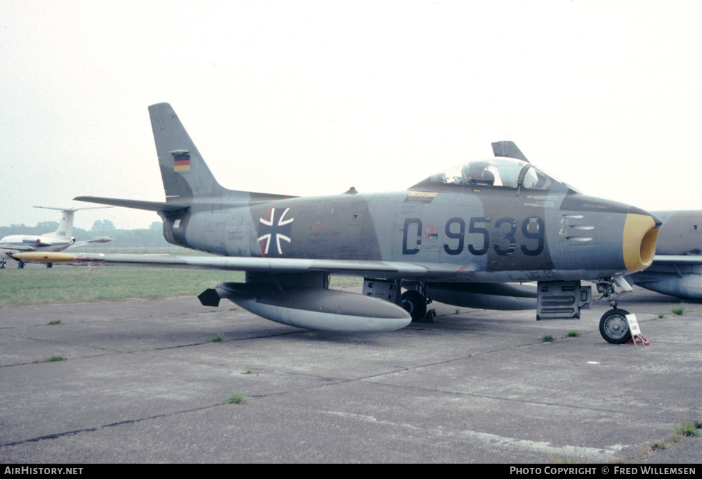 Aircraft Photo of D-9539 | Canadair CL-13B Sabre 6 | Germany - Air Force | AirHistory.net #166010